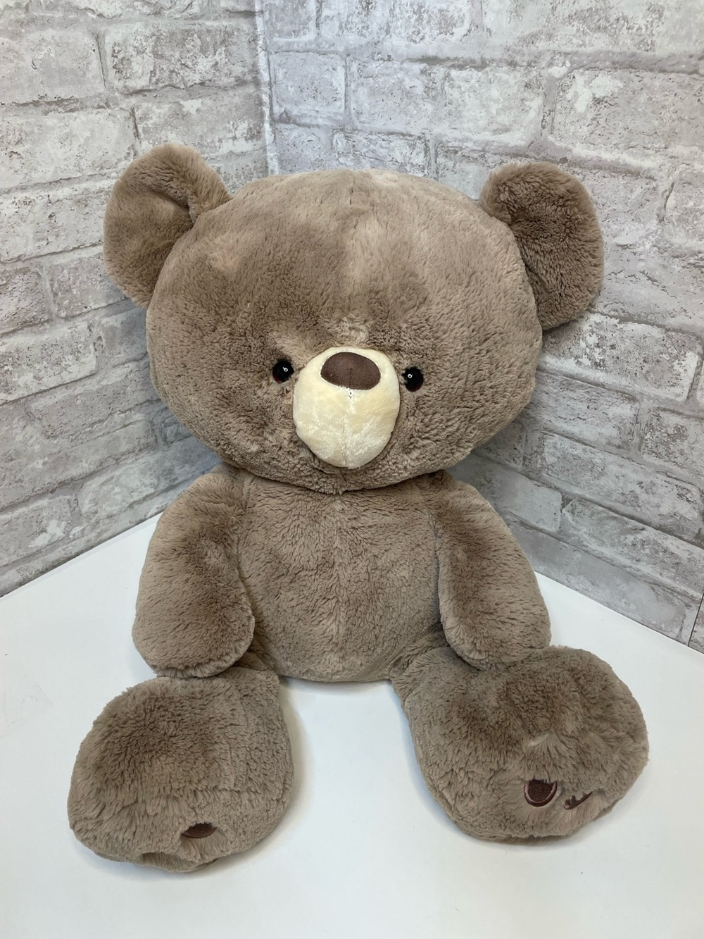 Gund Plush Kai Teddy Bear 24” Jumbo Stuffed Animal Rare Lovey Large Brown